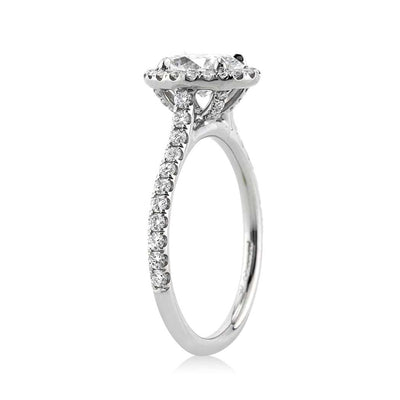1.60ct Oval Cut Diamond Engagement Ring