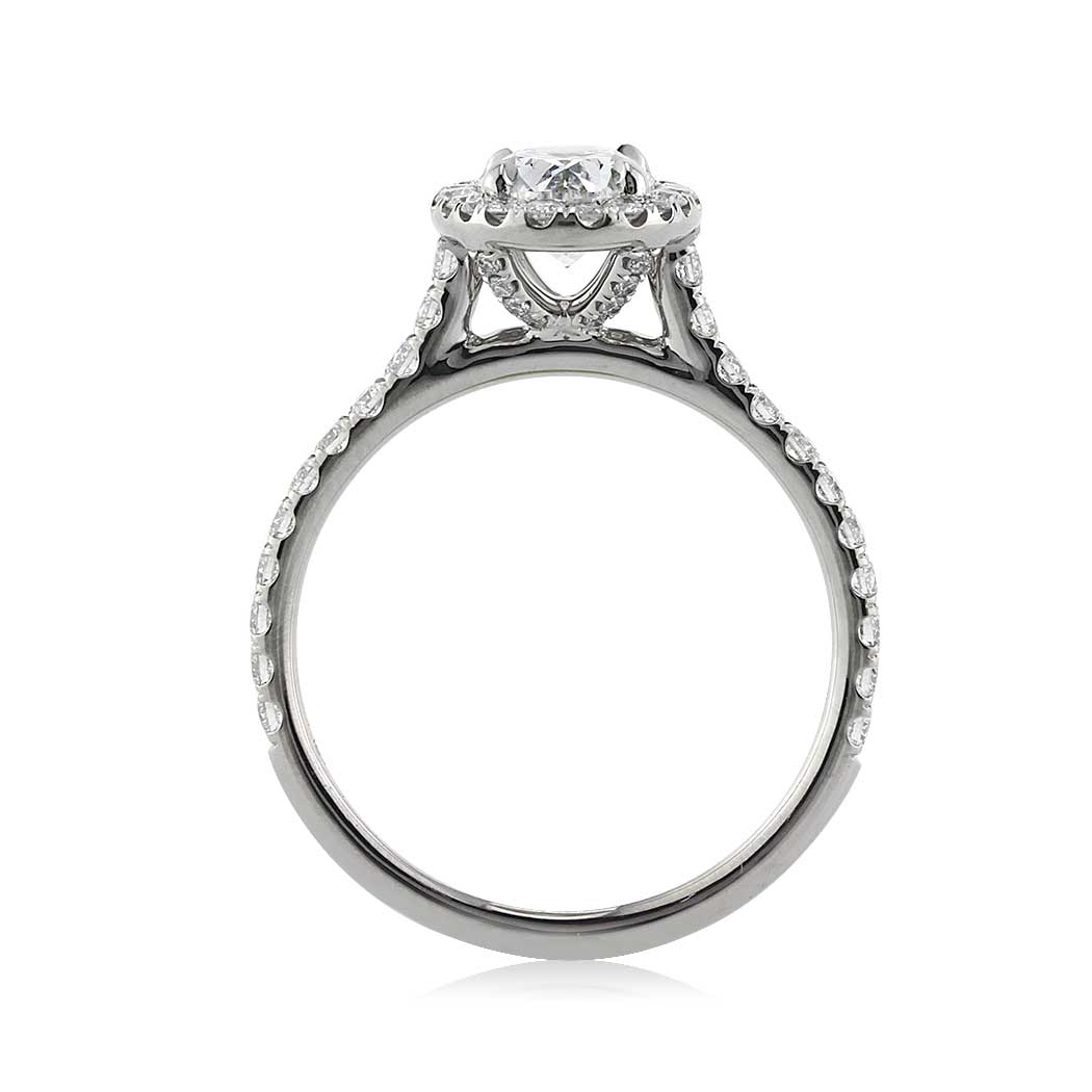 1.60ct Oval Cut Diamond Engagement Ring