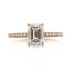 1.76ct Emerald Cut Diamond Engagement Ring