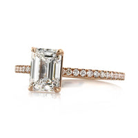 1.76ct Emerald Cut Diamond Engagement Ring