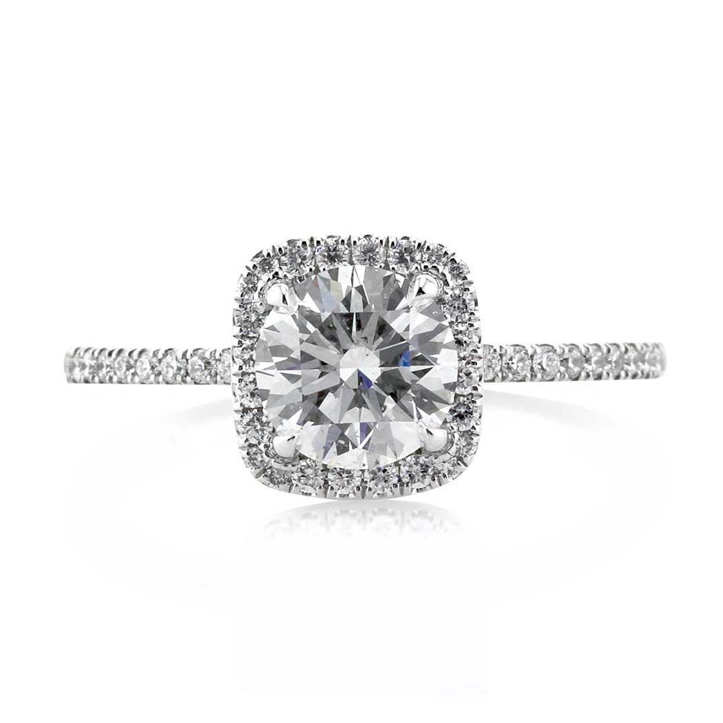 1.37ct Round Brilliant Cut Diamond Engagement Ring