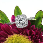 1.37ct Round Brilliant Cut Diamond Engagement Ring
