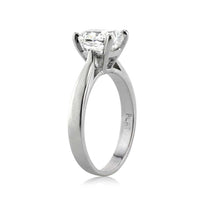 2.50ct Cushion Cut Diamond Solitaire Engagement Ring
