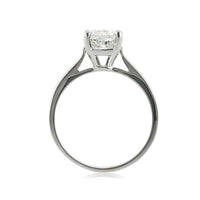 2.50ct Cushion Cut Diamond Solitaire Engagement Ring