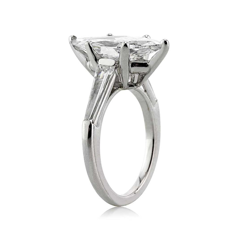 3.45ct Marquise Cut Diamond Engagement Ring