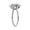 1.57ct Emerald Cut Diamond Engagement Ring