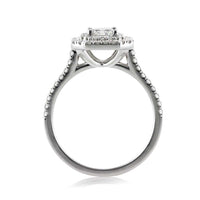 1.57ct Emerald Cut Diamond Engagement Ring