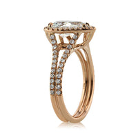 2.43ct Pear Shaped Diamond Engagement Ring