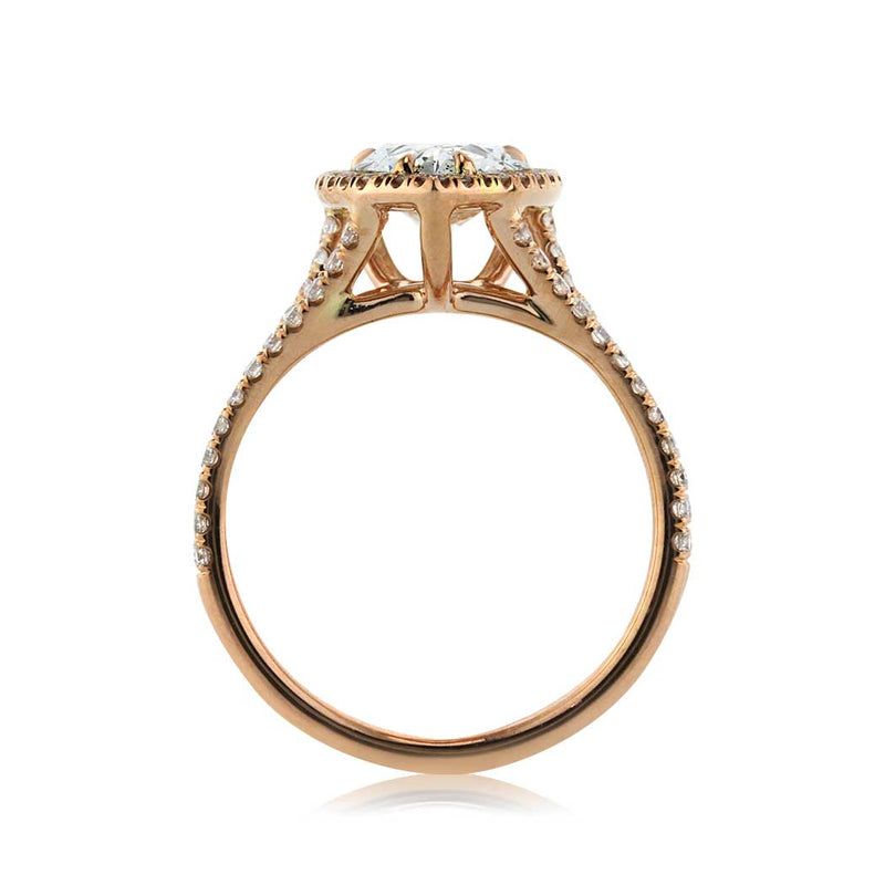 2.43ct Pear Shaped Diamond Engagement Ring