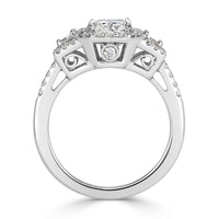 2.50ct Radiant Cut Diamond Engagement Ring