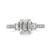 2.35ct Emerald Cut Diamond Engagement Ring
