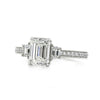 2.35ct Emerald Cut Diamond Engagement Ring