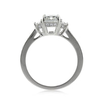 2.35ct Emerald Cut Diamond Engagement Ring