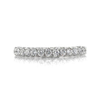 1.50ct Round Brilliant Cut Diamond Wedding Band in 18k White Gold