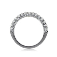 1.50ct Round Brilliant Cut Diamond Wedding Band in 18k White Gold