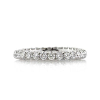 3.25ct Round Brilliant Cut Diamond Three-Sided Eternity Band