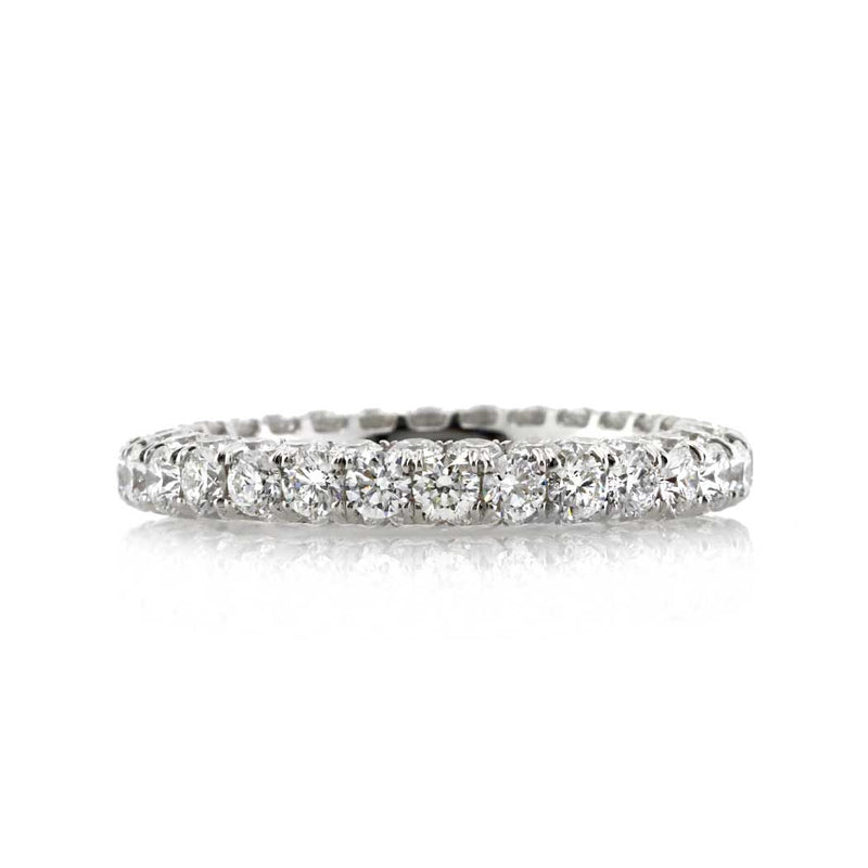 3.25ct Round Brilliant Cut Diamond Three-Sided Eternity Band