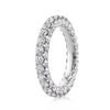 4.00ct Round Brilliant Cut Diamond Three-Sided Eternity Band