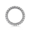 4.00ct Round Brilliant Cut Diamond Three-Sided Eternity Band