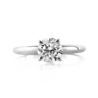 1.01ct Round Brilliant Cut Diamond Solitaire Engagement Ring