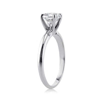 1.01ct Round Brilliant Cut Diamond Solitaire Engagement Ring