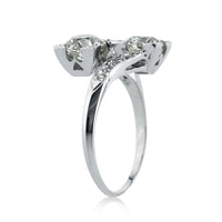 2.48ct Old European Cut Diamond Engagement Ring