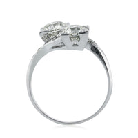 2.48ct Old European Cut Diamond Engagement Ring