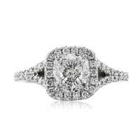2.57ct Cushion Cut Diamond Engagement Ring