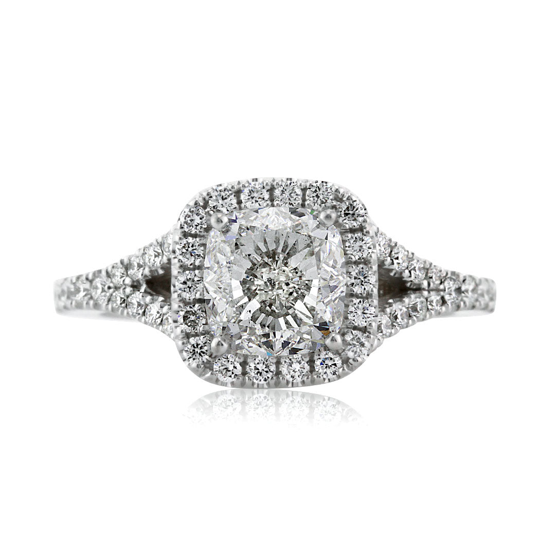 2.57ct Cushion Cut Diamond Engagement Ring
