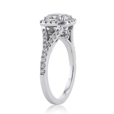 2.57ct Cushion Cut Diamond Engagement Ring