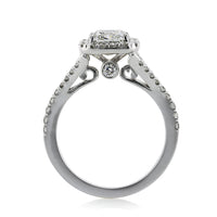 2.57ct Cushion Cut Diamond Engagement Ring