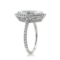 4.10ct Marquise Cut Diamond Engagement Ring
