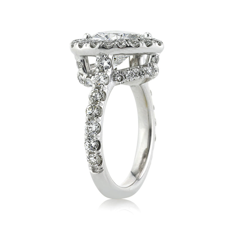 5.13ct Heart Shaped Diamond Engagement Ring