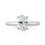 1.26ct Oval Cut Diamond Solitaire Engagement Ring