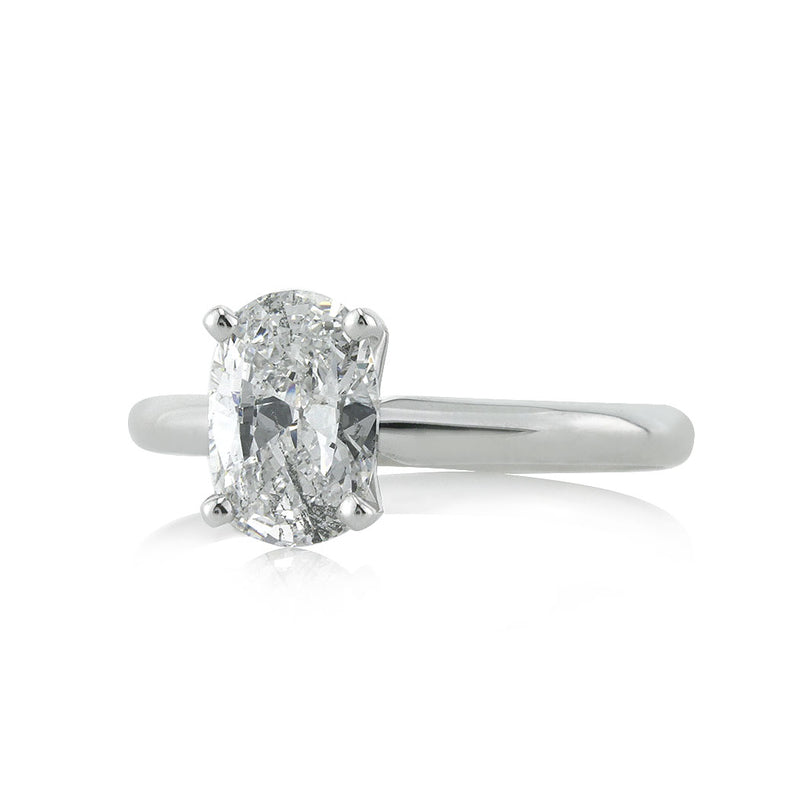 1.26ct Oval Cut Diamond Solitaire Engagement Ring