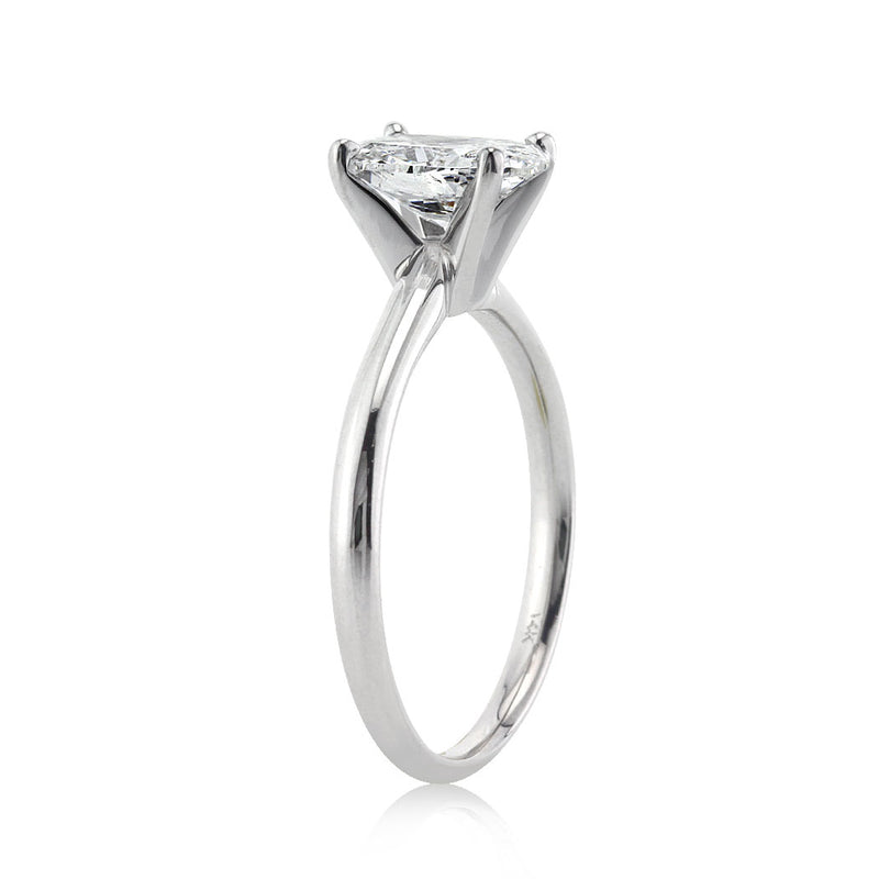 1.26ct Oval Cut Diamond Solitaire Engagement Ring