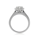 0.79ct Round Brilliant Cut Diamond Engagement Ring