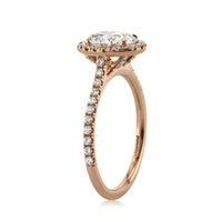 1.58ct Oval Cut Diamond Engagement Ring