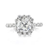 3.50ct Old Mine Cut Diamond Engagement Ring