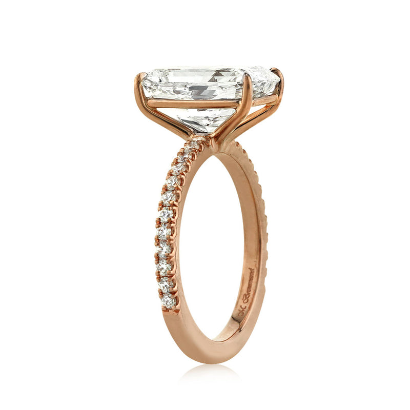 5.03ct Radiant Cut Diamond Engagement Ring