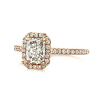 1.44ct Radiant Cut Diamond Engagement Ring