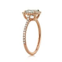 1.44ct Radiant Cut Diamond Engagement Ring