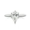 1.07ct Pear Shaped Diamond Solitaire Engagement Ring