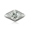 1.85ct Old European Cut Diamond Antique Engagement Ring