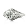 1.85ct Old European Cut Diamond Antique Engagement Ring