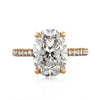 4.66ct Oval Cut Diamond Engagement Ring