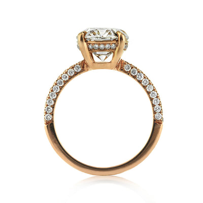 4.66ct Oval Cut Diamond Engagement Ring