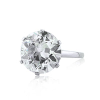 5.99ct Old European Cut Diamond Solitaire Engagement Ring