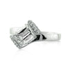 2.11ct Crisscut Diamond Engagement Ring
