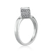2.11ct Crisscut Diamond Engagement Ring